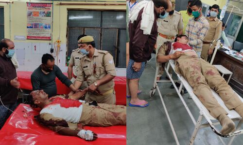 मुजफ्फरनगर में लॉक डाउन के दौरान पुलिस पर हमला, सिपाही दरोगा घायल मुजफ्फरनगर में लॉक डाउन के दौरान पुलिस पर हमला, सिपाही दरोगा घायल