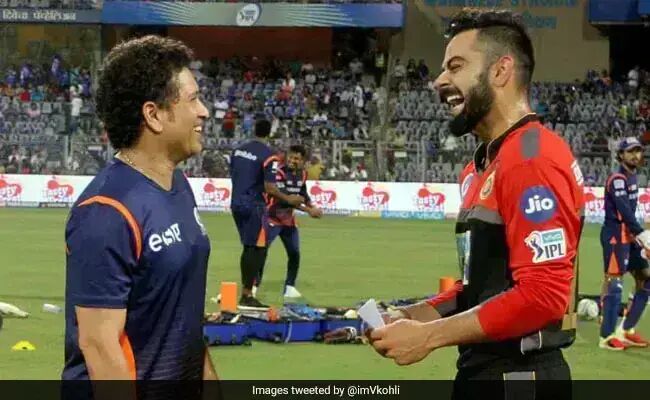 विराट कोहली ने सचिन तेंदुलकर की मजेदार फोटो पोस्ट कर लिखा दिल छू लेने वाला मैसेज, ऐसे किया बर्थडे विश विराट कोहली ने सचिन तेंदुलकर की मजेदार फोटो पोस्ट कर लिखा दिल छू लेने वाला मैसेज, ऐसे किया बर्थडे विश