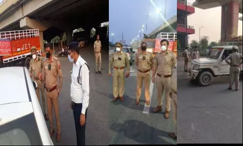 गाजियाबाद में पुलिसकर्मियों को उपलब्ध कराए गए बॉडीवार्न कैमरे