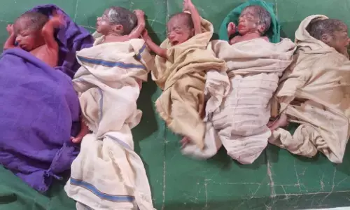 बाराबंकी में महिला ने पांच बच्चों को जन्म दिया बाराबंकी में महिला ने पांच बच्चों को जन्म दिया