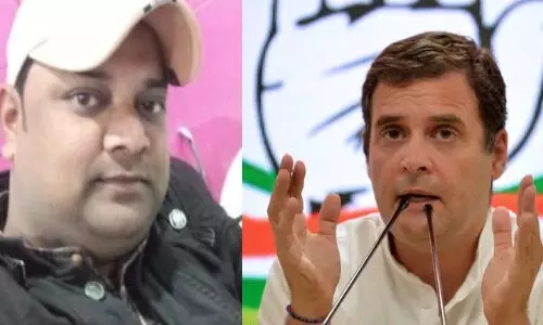 गाजियाबाद में पत्रकार विक्रम जोशी की हत्या पर राहुल गांधी का ट्वीट, वादा था राम राज का दे दिया गुंडाराज गाजियाबाद में पत्रकार विक्रम जोशी की हत्या पर राहुल गांधी का ट्वीट, वादा था राम राज का दे दिया गुंडाराज