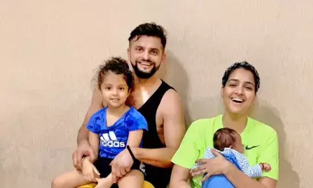 सुरेश रैना ने शेयर की अपने बेटे की पहली तस्वीर, लिखा ये मैसेज