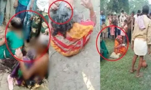 शर्मनाक? मुजफ्फरपुर में डायन बताकर काटे तीन महिलाओं के बाल, पंचों के फरमान पर गांव में घुमाया शर्मनाक? मुजफ्फरपुर में डायन बताकर काटे तीन महिलाओं के बाल, पंचों के फरमान पर गांव में घुमाया