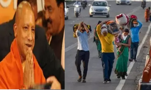 सीएम योगी ने श्रमिकों और कामगार मजदूरों से की ये भावुक अपील सीएम योगी ने श्रमिकों और कामगार मजदूरों से की ये भावुक अपील