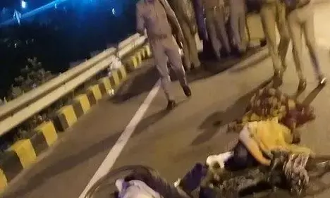 यूपी की राजधानी में साईकिल सवार मजदूर की परिवार समेत ट्रक ने कुचला, छत्तीसगढ़ से घर जा रहा था