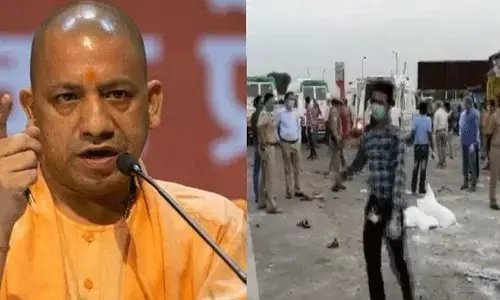 सीएम योगी ने औरैया हादसे में दो थानाप्रभारी किये सस्पेंड, सीओ और एसपी से किया जबाब तलब सीएम योगी ने औरैया हादसे में दो थानाप्रभारी किये सस्पेंड, सीओ और एसपी से किया जबाब तलब