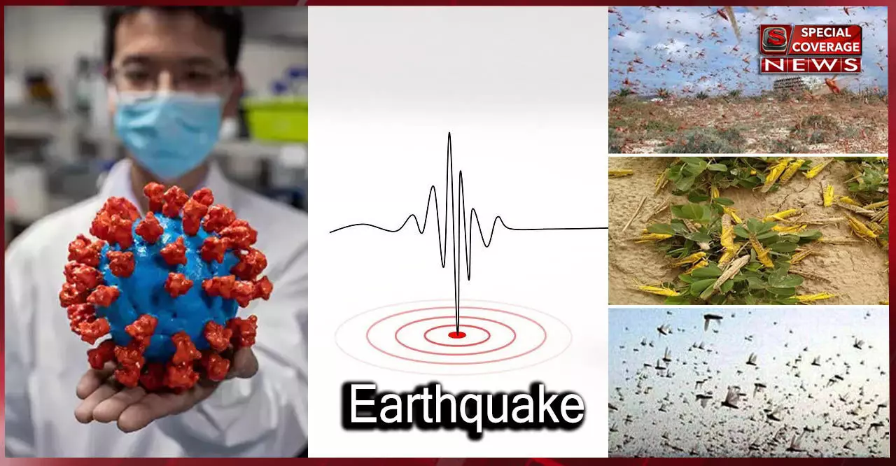 बाहर कोरोना, अंदर भूकंप, और बाल्कनी में टिड्डियाँ,  जाएँ तो जाएँ कहाँ?