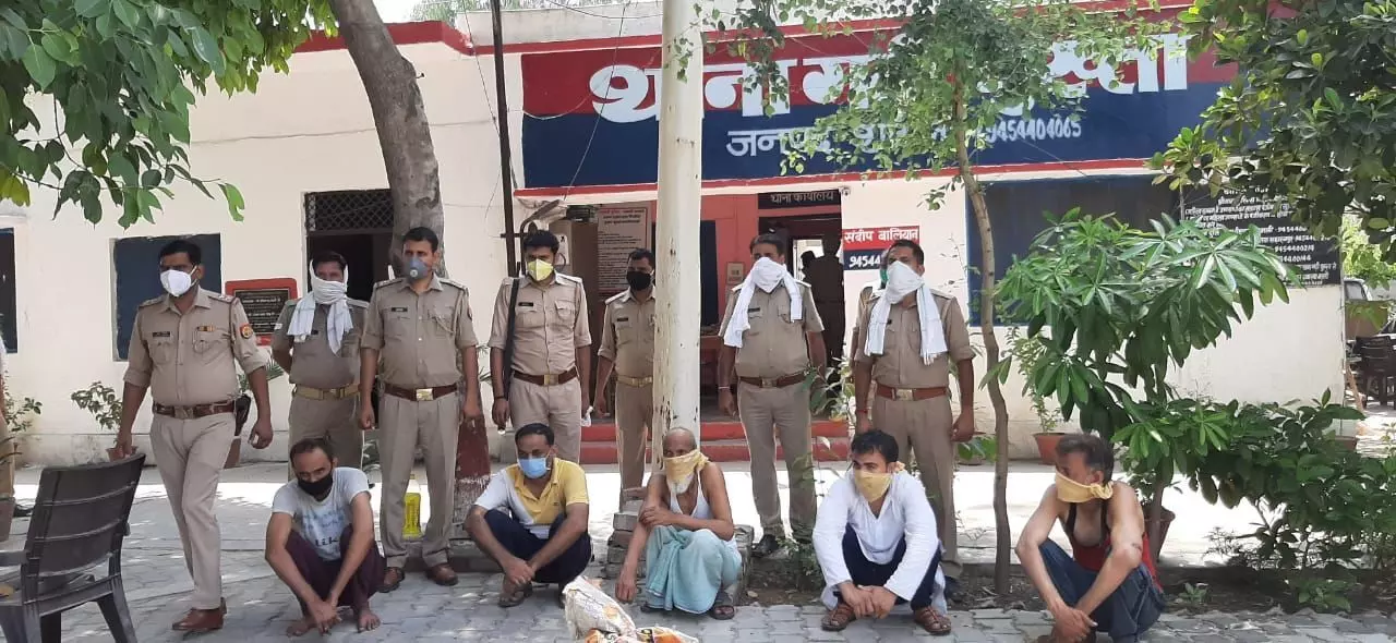 शामली पुलिस ने गोकशों  को चटाई धूल, रंगेहाथ दबोचा, 5 गिरफ्तार 1 फरार