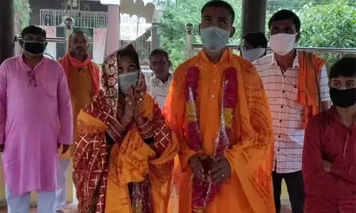 रायबरेली में आइसा बनी माही और हिंदू रीति रिवाज से की शादी