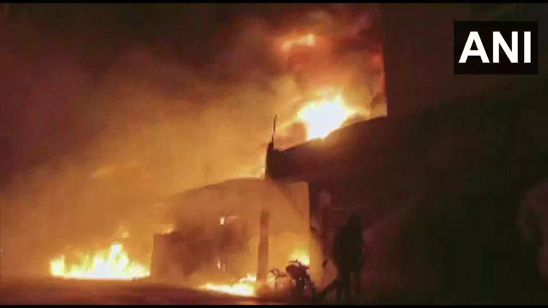 यूपी के रामपुर जिले में लगी भीषण आग, अग्निशमन की तीन गाड़ियाँ मौके पर मौजूद