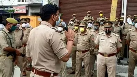 बिजनौर एसपी ने चैक किया पुलिस का अलर्ट मोड़, जब जिले के सभी थाना प्रभारी किये इकठ्ठे!