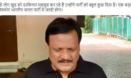 पूर्व मंत्री का दावा, मध्यप्रदेश बीजेपी में जल्द होगा विस्फोट, सियासी हलचल तेज पूर्व मंत्री का दावा, मध्यप्रदेश बीजेपी में जल्द होगा विस्फोट, सियासी हलचल तेज