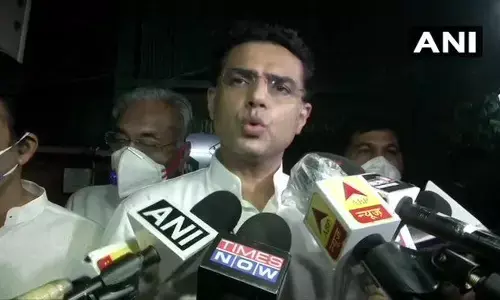गहलोत विवाद पर पहली बार मीडिया के सामने आये सचिन पायलट गहलोत विवाद पर पहली बार मीडिया के सामने आये सचिन पायलट