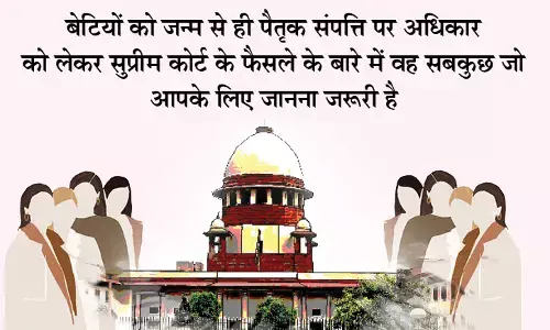 सुप्रीम कोर्ट के इस फैसले ने बदल दी बेटियों की किस्मत, अब मिलेगा बराबरी का हक़ सुप्रीम कोर्ट के इस फैसले ने बदल दी बेटियों की किस्मत, अब मिलेगा बराबरी का हक़
