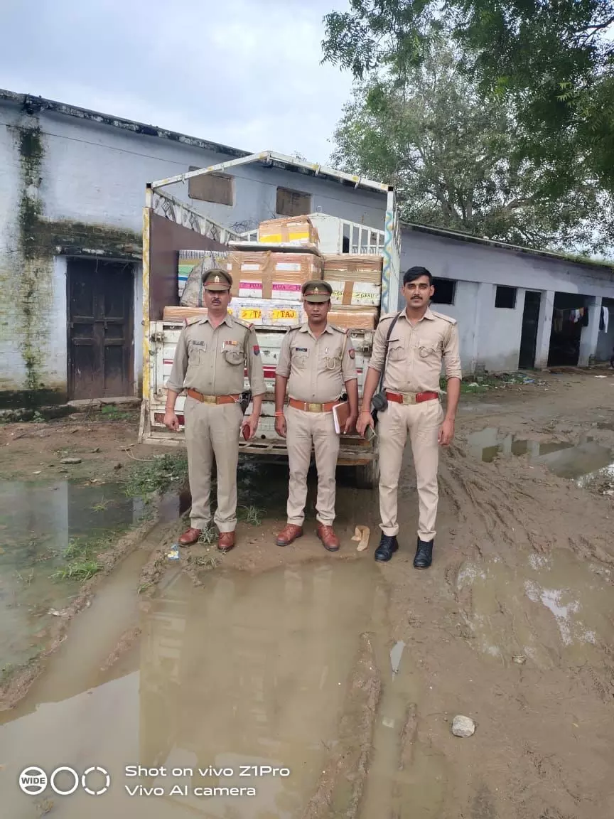 इटावा पुलिस ने अवैध रूप से शिकार की गयी कई क्विटंल मछलियों को किया बरामद