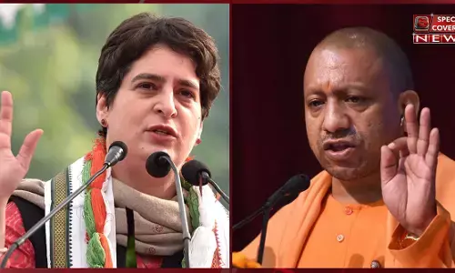 प्रियंका गांधी ने आकंड़े जारी कर योगी पर बोला हमला, सरकार से दोगुनी स्पीड से भाग रहा है अपराध का मीटर प्रियंका गांधी ने आकंड़े जारी कर योगी पर बोला हमला, सरकार से दोगुनी स्पीड से भाग रहा है अपराध का मीटर
