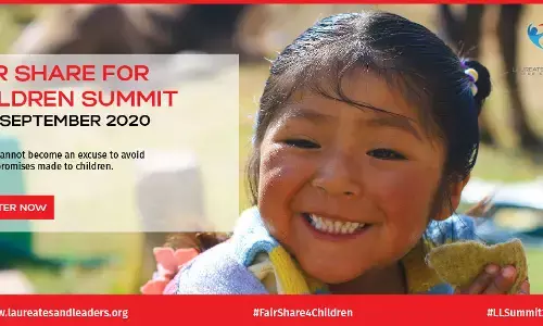 कैलाश सत्यार्थी चिल्‍ड्रेन्‍स फाउंडेशन आगामी 9 और 10 सितंबर को तीसरा लॉरियेट्स एंड लीडर्स फॉर चिल्‍ड्रेन्‍स सम्‍मेलन का करेगा आयोजन