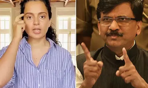 शिवसेना नेता संजय राउत ने कहा हरामखोर लड़की तो कंगना रनौत ने दिया करारा जवाब शिवसेना नेता संजय राउत ने कहा हरामखोर लड़की तो कंगना रनौत ने दिया करारा जवाब
