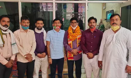 भाजपा नवीन शाहदरा मास्टर विनोद पांचाल को जिलाध्यक्ष बनाएं जाने पर विश्वकर्मा समाज ने दी बधाई भाजपा नवीन शाहदरा मास्टर विनोद पांचाल को जिलाध्यक्ष बनाएं जाने पर विश्वकर्मा समाज ने दी बधाई