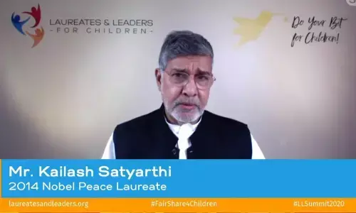 рдиреЛрдмреЗрд▓ рд╡рд┐рдЬреЗрддрд╛рдУрдВ рдФрд░ рд╡реИрд╢реНрд╡рд┐рдХ рдиреЗрддрд╛рдУрдВ рдиреЗ рджреБрдирд┐рдпрд╛ рдХреЗ рд╕рдмрд╕реЗ рдХрдордЬреЛрд░ рдФрд░ рд╣рд╛рд╢рд┐рдП рдХреЗ рдмрдЪреНрдЪреЛрдВ рдХреА рд╕реБрд░рдХреНрд╖рд╛ рдХреЗ рд▓рд┐рдП рдЕрдореАрд░ рджреЗрд╢реЛрдВ рд╕реЗ рдПрдХ рдЯреНрд░рд┐рд▓рд┐рдпрди рдЕрдореЗрд░рд┐рдХреА рдбреЙрд▓рд░ рдХреА рдорджрдж  рдХрд╛ рдХрд┐рдпрд╛ рдЖрд╣реНрд╡рд╛рди рдиреЛрдмреЗрд▓ рд╡рд┐рдЬреЗрддрд╛рдУрдВ рдФрд░ рд╡реИрд╢реНрд╡рд┐рдХ рдиреЗрддрд╛рдУрдВ рдиреЗ рджреБрдирд┐рдпрд╛ рдХреЗ рд╕рдмрд╕реЗ рдХрдордЬреЛрд░ рдФрд░ рд╣рд╛рд╢рд┐рдП рдХреЗ рдмрдЪреНрдЪреЛрдВ рдХреА рд╕реБрд░рдХреНрд╖рд╛ рдХреЗ рд▓рд┐рдП рдЕрдореАрд░ рджреЗрд╢реЛрдВ рд╕реЗ рдПрдХ рдЯреНрд░рд┐рд▓рд┐рдпрди рдЕрдореЗрд░рд┐рдХреА рдбреЙрд▓рд░ рдХреА рдорджрдж  рдХрд╛ рдХрд┐рдпрд╛ рдЖрд╣реНрд╡рд╛рди