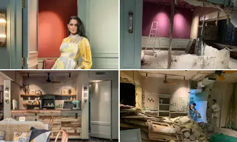कंगना रनौत ने टूटे ऑफिस की फोटो शेयर कर कहा- ये बलात्कार है मेरे सपनों का, जो कभी मंदिर था उसे कब्रिस्तान बना दिया कंगना रनौत ने टूटे ऑफिस की फोटो शेयर कर कहा- ये बलात्कार है मेरे सपनों का, जो कभी मंदिर था उसे कब्रिस्तान बना दिया