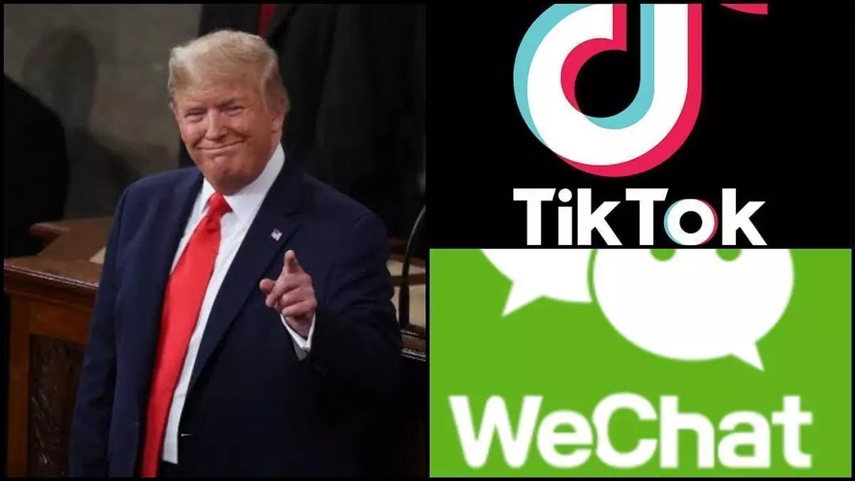 भारत के बाद अमेरिका में भी बैन हुए TikTok और WeChat, डोनाल्ड ट्रंप ने किया ऐलान