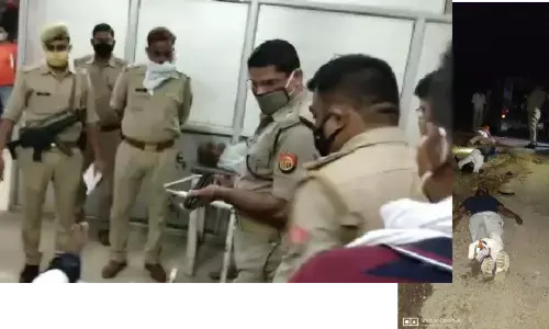 सुल्तानपुर में व्यापारी के हत्यारों से पुलिस की मुठभेड़, तीन बदमाशों को लगी गोली