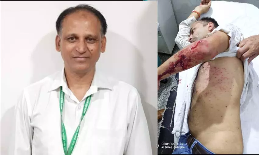 नोएडा में ज्वेलर्स के यहाँ दिन दहाड़े डकैती के उद्देश्य से आये बदमाशों ने मारी ज्वेलर्स को गोली नोएडा में ज्वेलर्स के यहाँ दिन दहाड़े डकैती के उद्देश्य से आये बदमाशों ने मारी ज्वेलर्स को गोली