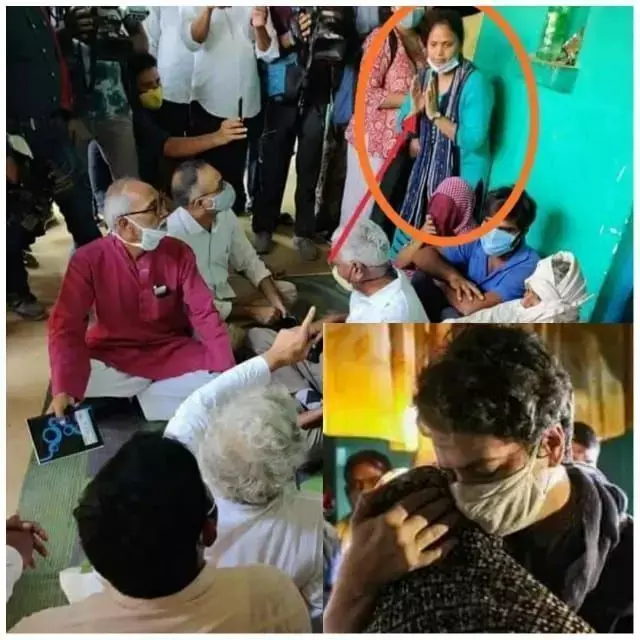 हाथरस में रहस्यमय भाभी कौन थी, जो मुंह पर पर्दा बांधकर टीवी वालों को सनासन बाइट दे रही थी. हाथरस में रहस्यमय भाभी कौन थी, जो मुंह पर पर्दा बांधकर टीवी वालों को सनासन बाइट दे रही थी.