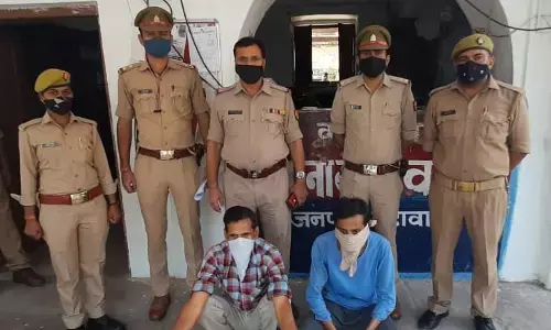 इटावा पुलिस ने हापुड़ में हुई ट्रक लूट के माल समेत दो आरोपी किये गिरफ्तार