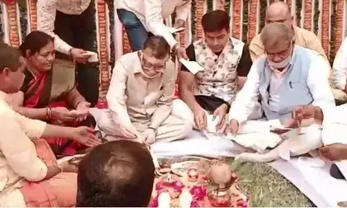 बरेली में 100 बेड के ईएसआईसी हॉस्पिटल को केंद्र सरकार ने दी हरी झंडी, केंद्रीय मंत्री संतोष गंगवार ने किया भूमि पूजन