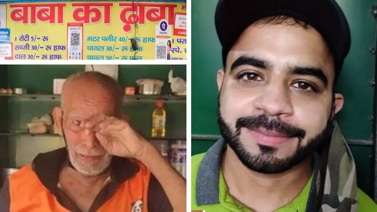 बाबा के ढाबा वाले बुजुर्ग की शिकायत पर यू-ट्यूबर गौरव वासन के खिलाफ आईपीसी की धारा 420 के तहत FIR