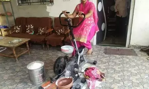 साइकिल से बनाई आटा चक्की गंगा राम की कहानी बनी मिसाल साइकिल से बनाई आटा चक्की गंगा राम की कहानी बनी मिसाल