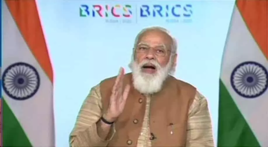 नगरोटा एनकाउंटर पर PM मोदी बोले- पाक के खतरनाक मंसूबों को सुरक्षाबलों का करारा जवाब नगरोटा एनकाउंटर पर PM मोदी बोले- पाक के खतरनाक मंसूबों को सुरक्षाबलों का करारा जवाब