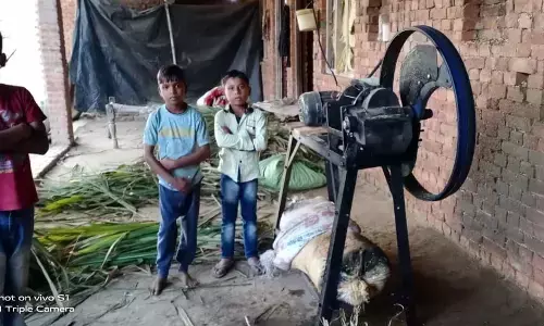 घास काटते समय मशीन से महिला का कटा हाथ, महिला के हाथ अलग देखकर परिवार में मचा कोहराम