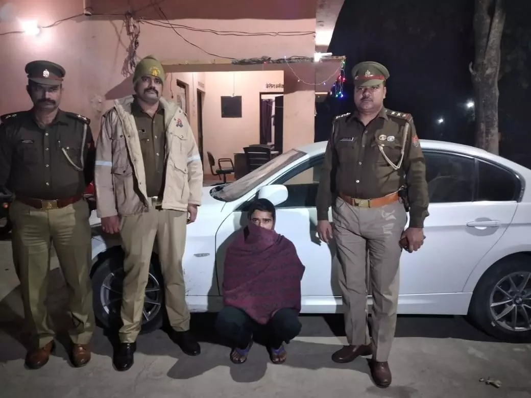 ग़ाज़ियाबाद में फायरिंग करने वाले बीएमडब्ल्यू सवार मुठभेड़ के बाद बागपत में गिरफ़्तार ग़ाज़ियाबाद में फायरिंग करने वाले बीएमडब्ल्यू सवार मुठभेड़ के बाद बागपत में गिरफ़्तार