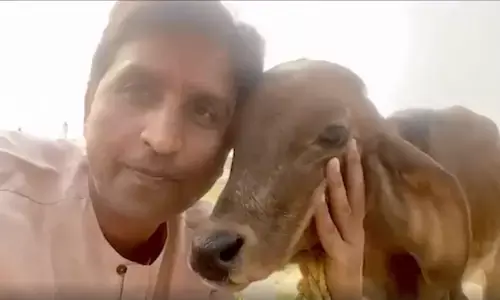 डॉ कुमार विश्वास ने गोपाष्टमी पर कही ये बड़ी बात, गाय को दुलारते हुए वीडियो डालकर दिया बड़ा संदेश डॉ कुमार विश्वास ने गोपाष्टमी पर कही ये बड़ी बात, गाय को दुलारते हुए वीडियो डालकर दिया बड़ा संदेश