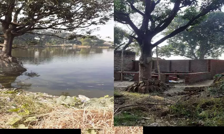 तालाबों को पाट कर दबंग बना रहे मकान, मना करने पर लड़ाई पर उतारू है दबंग