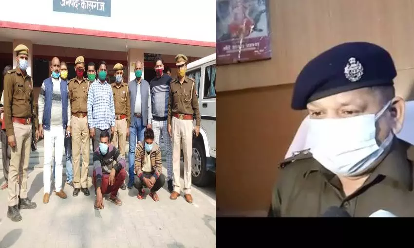 कासगंज पुलिस ने किया दो लाख की लूट का खुलासा