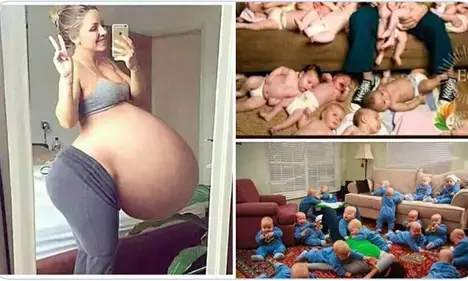 Viral: महिला ने दिया एक साथ 17 बच्चो को जन्म, वायरल हो रही खबर,जानिए सच Viral: महिला ने दिया एक साथ 17 बच्चो को जन्म, वायरल हो रही खबर,जानिए सच