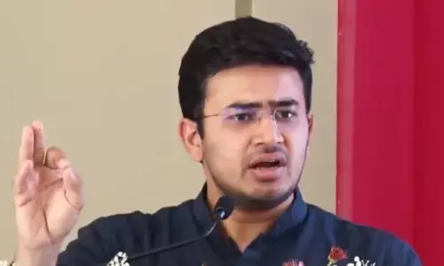 BJP सांसद तेजस्वी सूर्या बोले- असदुद्दीन ओवैसी को दिया गया हर वोट भारत के खिलाफ BJP सांसद तेजस्वी सूर्या बोले- असदुद्दीन ओवैसी को दिया गया हर वोट भारत के खिलाफ