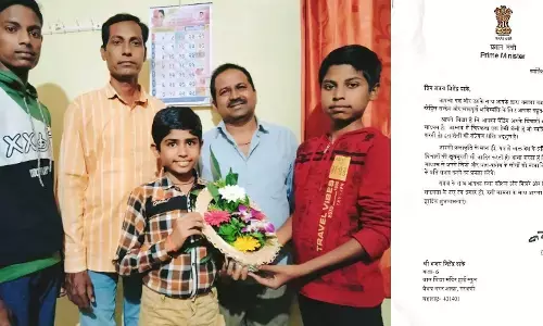 प्रधानमंत्री नरेंद्र मोदी ने महाराष्ट्र के परभणी के एक स्कूली छात्र को लिखा पत्र