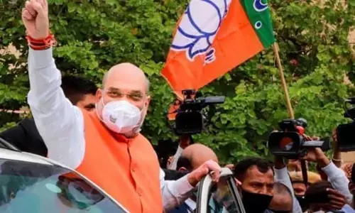 GHMC Election Final Result: 48 सीटों के साथ BJP दूसरी सबसे बड़ी पार्टी, अमित शाह ने जनता को दिया धन्यवाद GHMC Election Final Result: 48 सीटों के साथ BJP दूसरी सबसे बड़ी पार्टी, अमित शाह ने जनता को दिया धन्यवाद