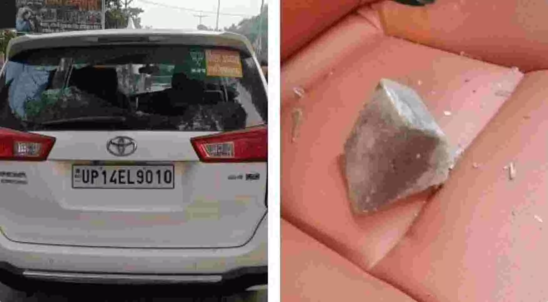 गाजियाबाद : BJP जिलाध्यक्ष की कार पर पथराव, बाल-बाल बचे, पुलिस ने FIR की दर्ज