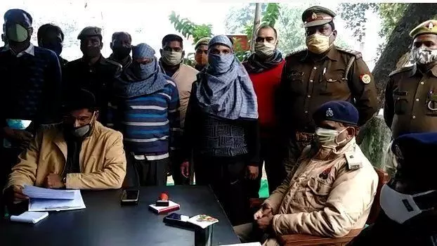 सुल्तानपुर पुलिस ने किया अन्तर्राज्यीय गेंग का खुलासा