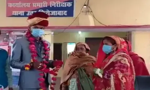 यूपी पुलिस का सराहनीय कार्य, तीन दिन पहले भागे दूल्हे की थाने में कराई शादी यूपी पुलिस का सराहनीय कार्य, तीन दिन पहले भागे दूल्हे की थाने में कराई शादी