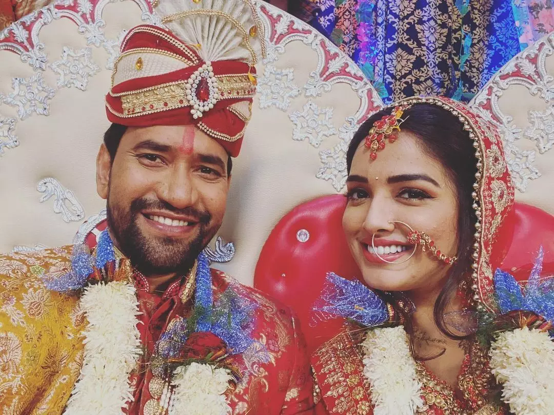 आम्रपाली निरहुआ ने रचाई शादी, तस्वीरें हुई वायरल
