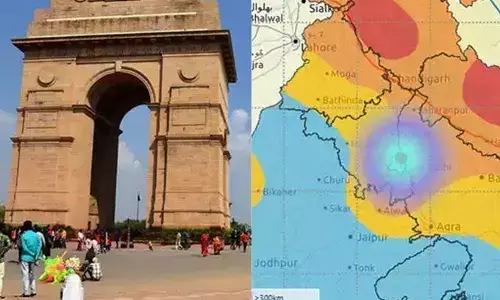 दिल्ली में आया भूकंप, हप्ते में दूसरी बार हिली राजधानी दिल्ली में आया भूकंप, हप्ते में दूसरी बार हिली राजधानी