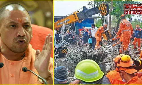 मुरादनगर हादसे पर CM योगी सख्त, इंजीनियर-ठेकेदार पर लगेगा NSA, पीड़ित परिवारों को 10 लाख रु. का मुआवजा