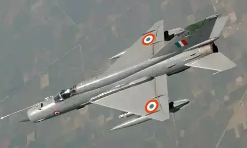 राजस्थान में सूरतगढ़ के करीब IAF का मिग-21 क्रैश